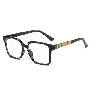 Sunglasses Vintage Square Anti Blue Light Optical TR90 Glasses Frames Women for Men Designer Classic Stripe Eyeglasses 43