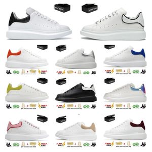 Designer skor basketskor kvinnor skor läder snörning modeplattform sneakers män svart vita män kvinnor veet mocka casual skor chaussures de espadrilles