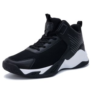 Mens Basketball Shoe High-Top Athletic Running Sneakers Outdoor Trainers Non-Slip Lightweight Cushioning Workout Sport Shoes