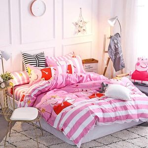 Наборы постельных принадлежностей Dream NS 3 ПК наборы полиэфирные розовые мультипликационные узоры стеганая одеяла подушка корпус домашний текстиль