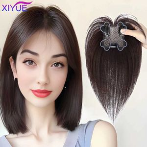 Parrucche sintetiche xiyue donne naturalmente soffici e tracce di capelli top con la frangia Q240523