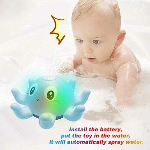 Baby Bath Toys Baby shower toys water spray shower toys childrens shower toys electric whale shower balls LED light toys with lighting and musi