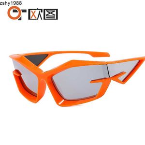 Nuova tecnologia futuristica esagerata Y occhiali da sole Show Sun occhiali da sole unisex t