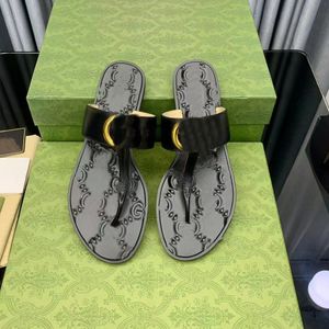 2024 Desinger Slippers Slide Thong Sandal Brown Leather Letters Sandals Men Women Clipper Men Slides Waterfront Womens Men Slide 35-45 5.23 04