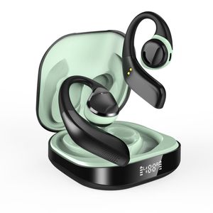 Bluetooth 이어폰은 고통스럽고 오래 지속되는 마모, 고급 Bluetooth 방수 이어폰을 위해 Ear 5.3 공기 전도에 들어 가지 않습니다.