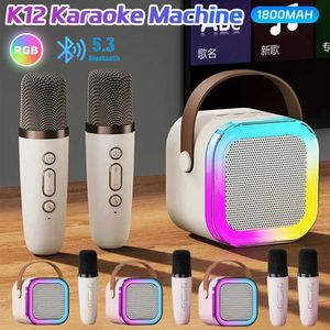 Altoparlanti portatili K12 Bluetooth 5.3 Carake con microfono wireless altoparlante portatile per microfono Karaoke Dispositivo di canto domestico S2452402