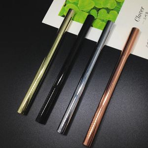 wholesale Fine point brass gel ink pen smooth surface rose gold mirror brushed grossy frosted polish screw fluently plated calligraphy ZZ