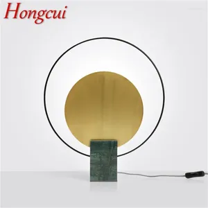 Table Lamps Hongcui Postmodern Lamp Creative Design Marble Desk Light LED For Home Decorative Living Room Bedroom