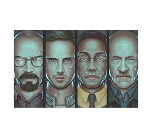 Breaking Bad Poster Pinkman Walter White Wall Art Decoration Poster Canvas Print