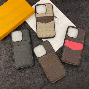 iPhone 15 Pro Max 14 Plus 13 12 11 Pro Max Protection Luxury Flower Letter Print Leather Shockproof Cover Samsung S24 S23 S22 Ultra