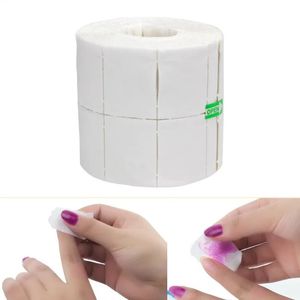 500pcs/roll ногтевые хлопковые салфетки УФ -гель кончики ногтя