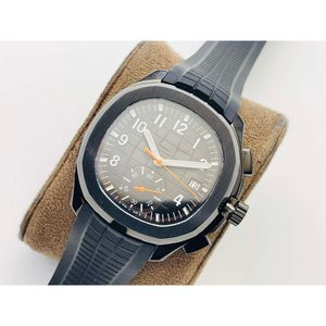 Watchs Multifunction Black 5968 och AAAA PP5968 Raffinerad designer Mens Tape Chronograph Blue Steel Watches Movement Watch ES PP FAD5
