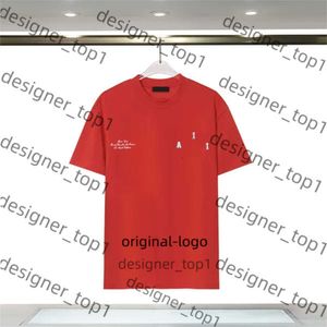 Projektant koszulki Amirirs T-Shirt T-shirty Mężczyźni dżinsy Wysokiej jakości 100% bawełniane odzież Hip Hop koszulka Top Amirii Shoe Thirt 82D4