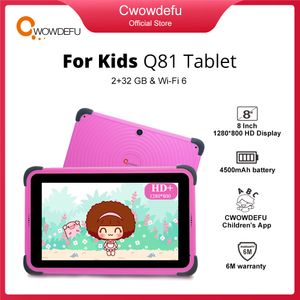CWOWDEFU KIDSタブレット8 '' IPS 1280*800 Android 11 Wifi 6 Quad Core 2GB 32GB Google Play Tablet
