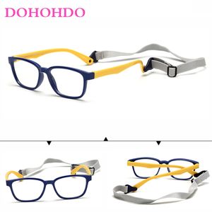 Dohohdo Healthy Silicone Childres Girls Girls Boy Flexible Eyewear Frames Kids Glasses Framesスペクタクルフレームチャイルドフリーケース