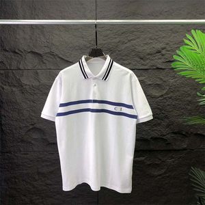 24SSデザイナーグロポロTシャツ高級ブランド服シャツ春と夏の半袖コットンメンズアンドレディースTシャツアジアサイズM-3XL＃N27