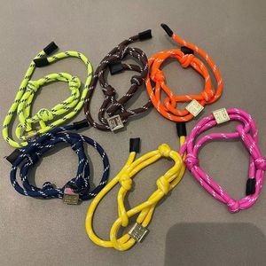 Designer Colorful Knotted Nylon Simple Fashionable New Bracelet Boutique Style Gifts Jewelry Wholesale