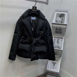 Kvinnor ner Parkas Womens Mens Woman Canada Jacket Winter Jackets rockar Långt kappa varmt mode med bälte dam bomull ytterkläder stor ficka plus size mu f