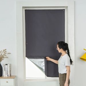 Schattenfensterabdeckung Verstellbare Blackout Jalousien Faltbarer Vorhang abnehmbar