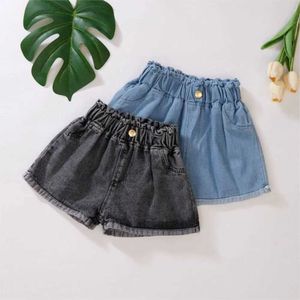 Shorts Shorts Girls denim shorts childrens summer underwear childrens Western style cuhk summer trouser joker youth leggings WX5.22