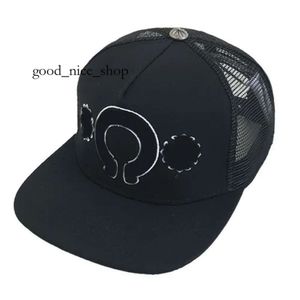 Chrome Flower Designer Caps Baseball Hearts Mens Blue Black Woman Hats Wysoka jakość CH CAP 9471