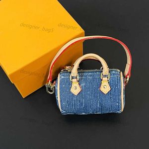 wallet designer men women purses Denim fabric pendant pillow mini handheld pendant niche keychain wear-resistant