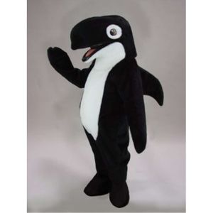 mascot Black Orca Whale Mascot Costume custom anime kit mascotte theme fancy dress carnival costume Mascot Costumes