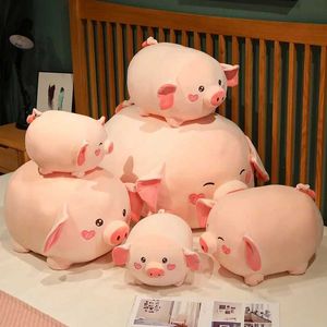 Nadziewane pluszowe zwierzęta miękki bawełniany różowy pluszowe zabawki symulowane zwierzęta dziecko śpiący uścisk nadziewanej poduszki okrąg