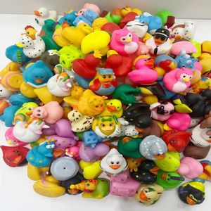 Baby Bath Toys 50/100 rubber duck for jeep bathtub toy association car duck loose duck jeep float duck for children and babies shower party discountsS2452422