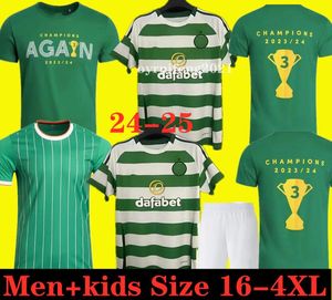 24 25 Celts Soccer Jerseys Home Away EDOUARD Celtic Fc 2024 2025 JOSEPH Football Shirt ELYOUNOUSSI TURNBULL ETI CHRISTIE JOTA GRIFFITHS FORREST GUEYE689