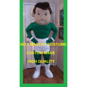 Super Hero Boy Mascot kostym vuxen storlek tecknad karaktär varm försäljning karneval anime cosply fancy klänning maskotte kostym satser 1733 maskot kostymer