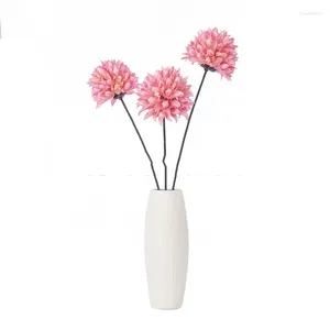 Fiori decorativi fatti a mano chiba secco naturale magnolia moderna moderna decorazione del pavimento della festa del pavimento set di fiori soggiorno