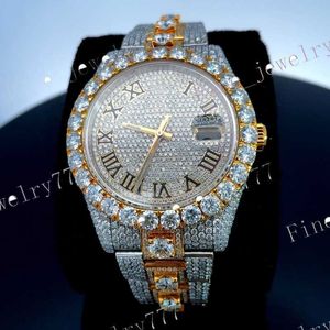 Natural Diamond Lab Diamond Moissanite CZ Hip Hop Watch Fine Stali Hop Hop Watch