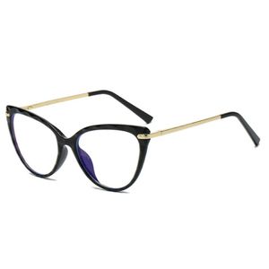 Fashion Sunglasses Frames Cute Cat Eye Glasses Women TR90 Eyeglasses Female Eyewear Myopia Computer Optical Frame Accessories 250r