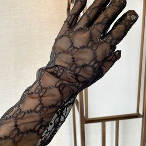 Designer haftowe koronkowe rękawiczki eleganckie rękawiczki