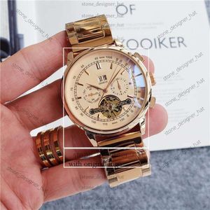 PeKphilippe Watch duże koło zamachowe w pełni automatyczne maszyny o rozmiarze 40 mm luksusowy zegarek dla mężczyzn zespół ze stali nierdzewnej Business Sapphire 953e