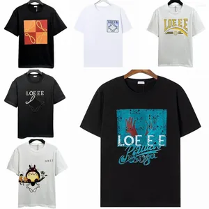 Camisetas masculinas de verão com impressão de alfabeto Trendência casual solteira Trendência