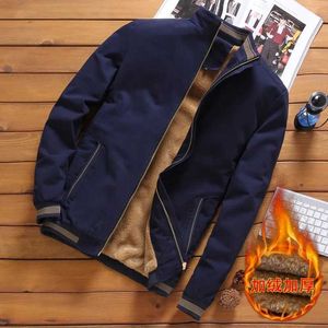Kurtki męskie czyste bawełniane bez rękawów kurtka zimowa dla mężczyzn swobodny i modny baseball hip-hopowy strój uliczny Ultra-cienki ciepły płaszcz odzież Q240523