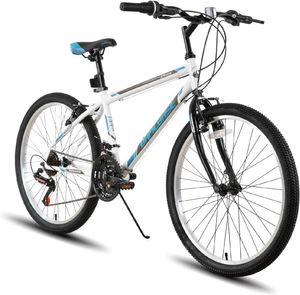 Cyklar 24 tums mountainbike för män sportcykel mtb för vuxna 21 hastighet hög kolstål ram q240523