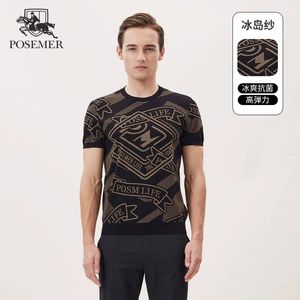 Men T Shirts Posemer Short-sleeved Sweater T-shirt in Spring and Summer