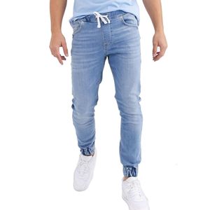 Jogger Lace Up Slim Fit Skinny Elastic Fashion Men's Jeans M524 70