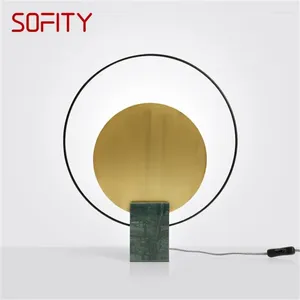 Table Lamps SOFITY Postmodern Lamp Creative Design Marble Desk Light LED For Home Decorative Living Room Bedroom