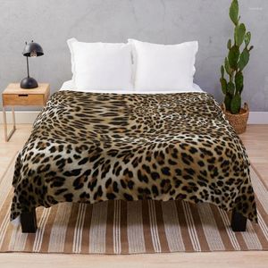 Decken Leopardenmuster werfen Decken flauschige Flanelle weich groß