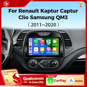Car DVD -радио для Renault Kaptur Captur Clio Samsung QM3 2013 2014 2015 2016 Беспроводной CarPlay Multimedia Android Auto 4G 2Din