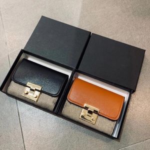 Womens Wallets Plaid PU Leather Short Wallet Hasp Phone Bag Money Coin Pocket Card Holder Female Wallets Purse With Box 264d