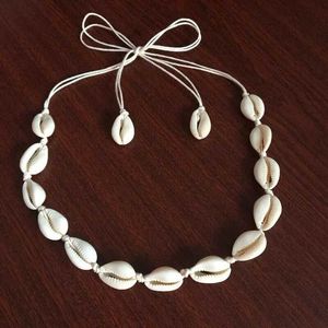 Hänge halsband Bohemian Beach Bohemian Shell Necklace Womens Summer Fashion Jewelry Chain Shell Pendant Halsband S2452206