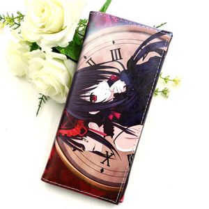 Purse Anime Date A Live Long Pu Leather Wallet Itsuka Kotori Card Holder Purse For Gift Collection Y240524