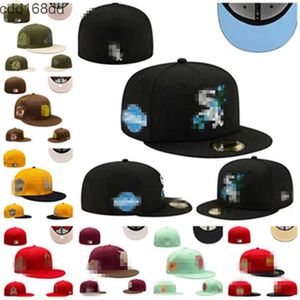 Chapéus ajustados Baskball Caps todos os chapéus unissex de equipe para homens esportes ao ar livre bordados de hip hop street esportes ao ar livre tamanhos 7-8