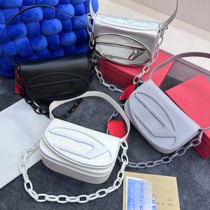2024 New Designer Dingdang Chain Handbag Fashion Hardware Matte Texture Wallet Fashion Trend Underarm Shoulder Bag Handbag