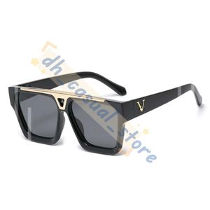 Дизайнерские солнцезащитные очки Louiseviution Солнцезащитные очки Unisex с HD Nylon Lines UV400 Anti-Radiation Street Fashion Beach Catwalk Подходит для всех стилей сочетания износа 13